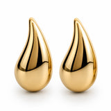 Boucle d’oreille goutte or