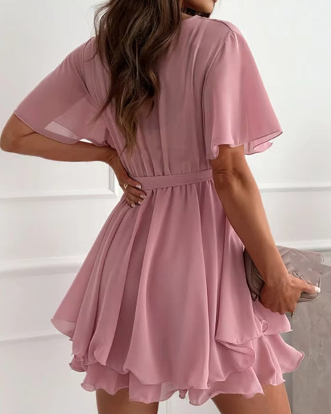 Robe Ample Rose Poudré