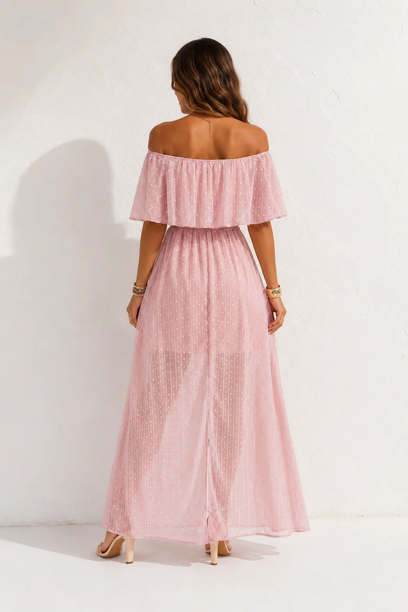 Robe Boheme Chic Rose Poudré