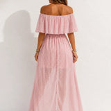Robe Boheme Chic Rose Poudré