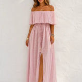 Robe Boheme Chic Rose Poudré