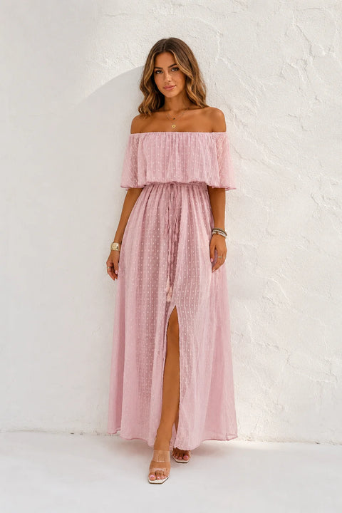 Robe Boheme Chic Rose Poudré