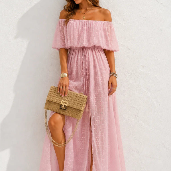 Robe Boheme Chic Rose Poudré