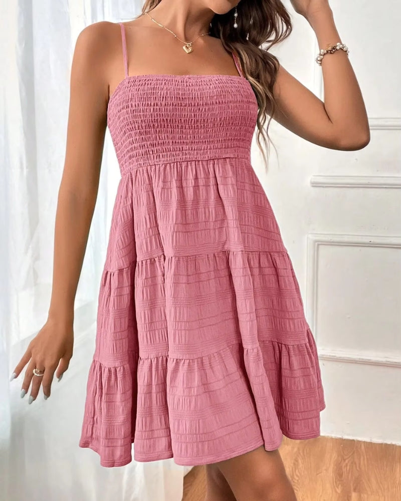 Robe d’Eté Rose Poudré femme