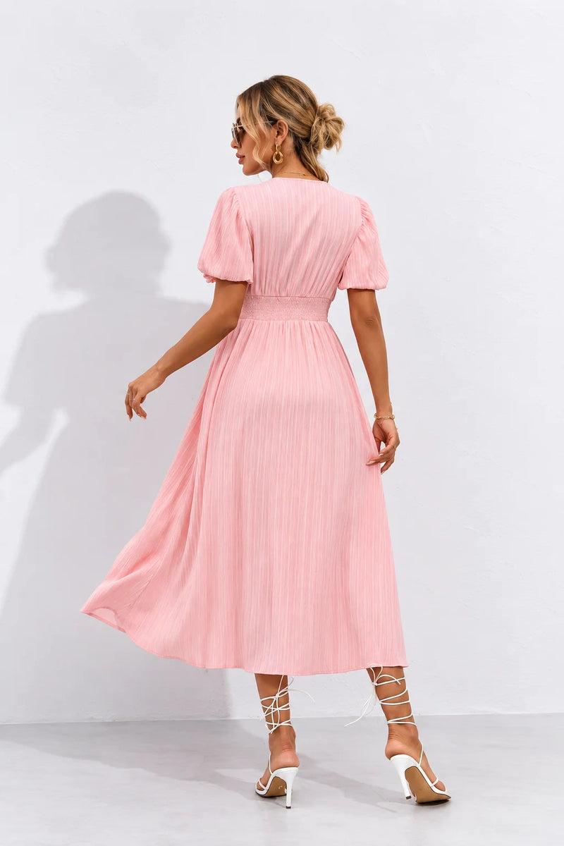 Robe Femme Rose Poudré pas Cher
