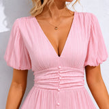 Robe Femme Rose Poudré pas Cher