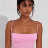 Robe Moulante Rose Poudré