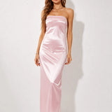 Robe Printemps Rose Poudrée