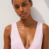Robe rose poudré femme