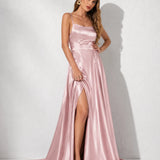 Robe fluide rose poudré